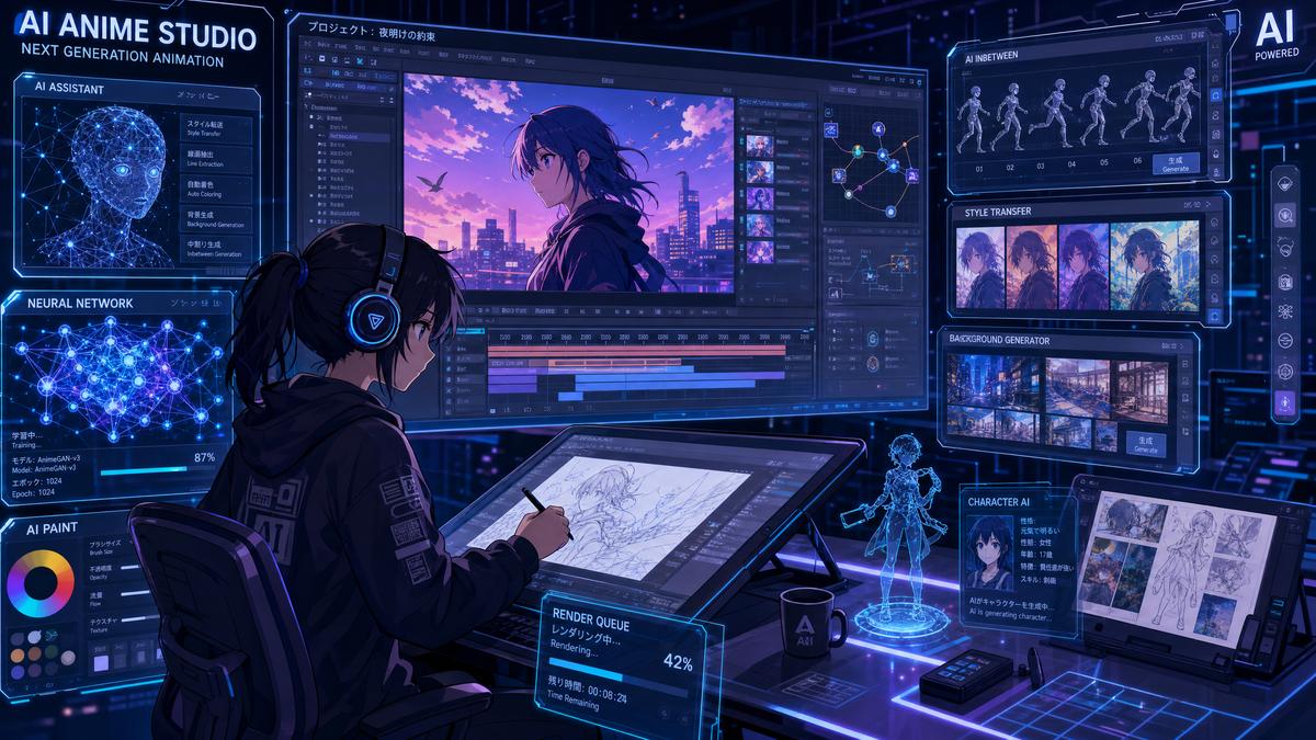 暗网AI动漫剪辑工具演示